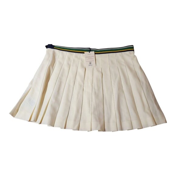 Banana Republic Athletics Pleated Varsity Mini Skirt W 40 - Preppy New w Defect - Picture 10 of 10